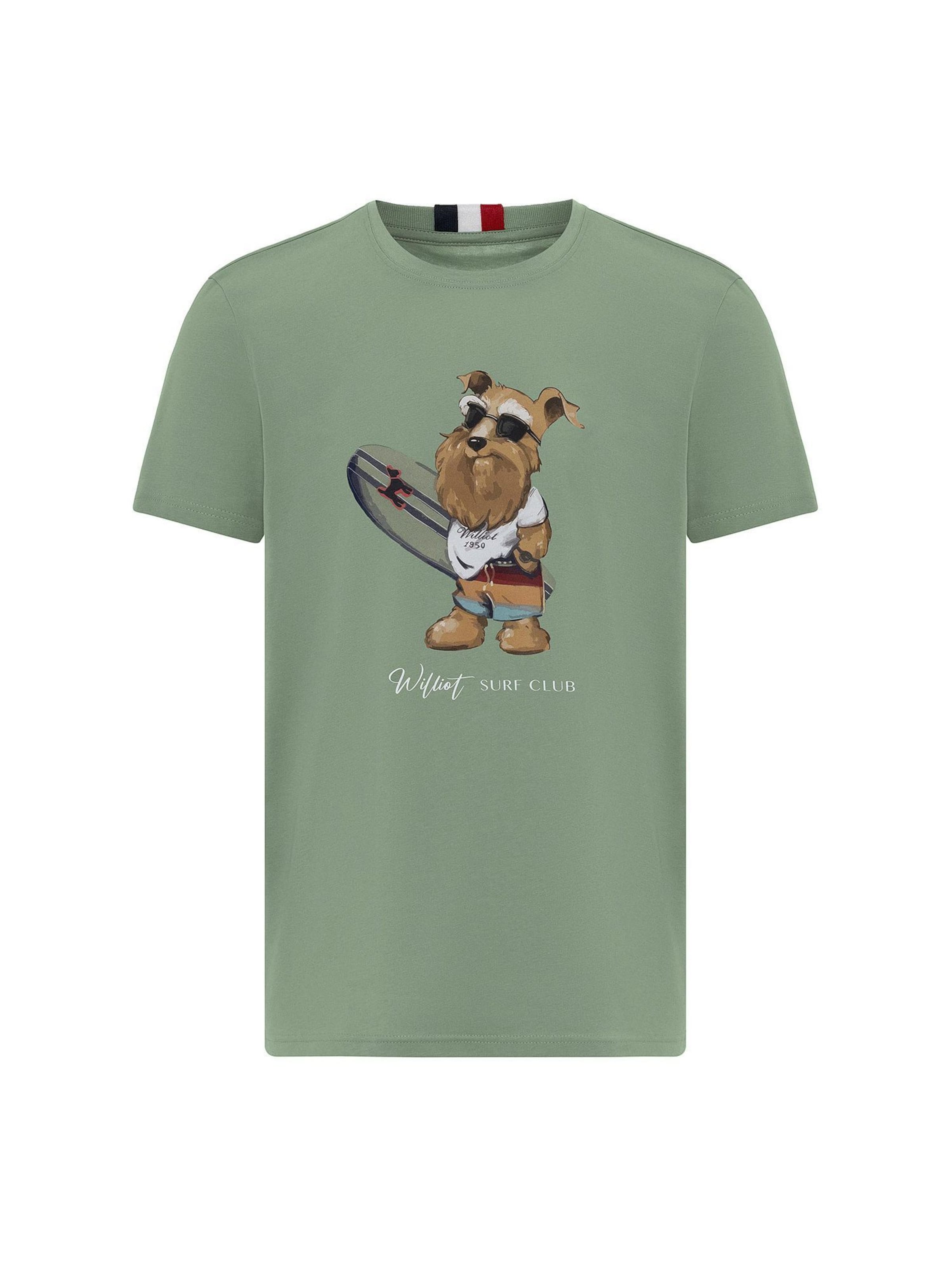 Williot Tričko – zelená: přední strana