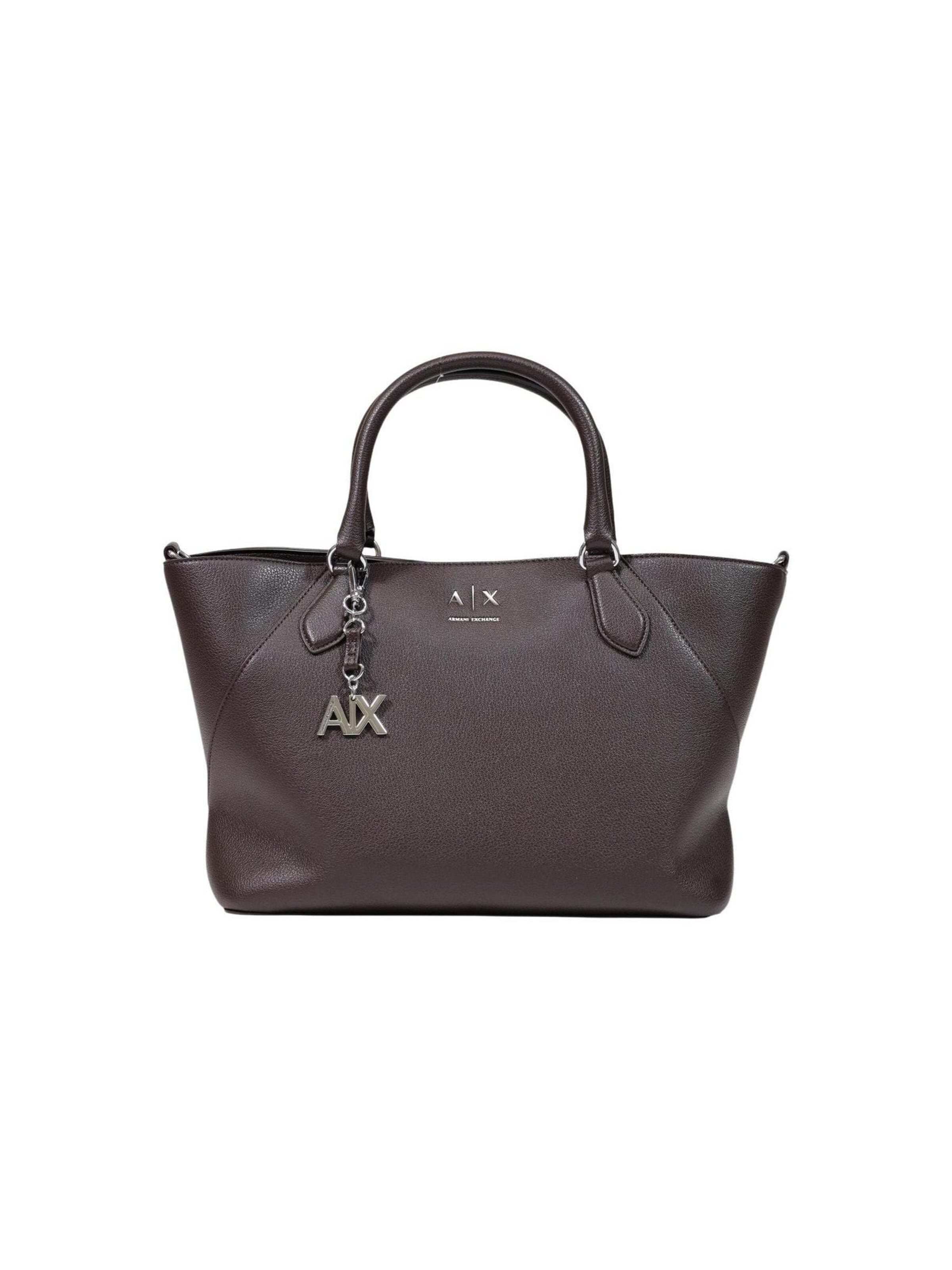 ARMANI EXCHANGE - Bolso de mano 'XW003086 AF26569' en marrón: frente