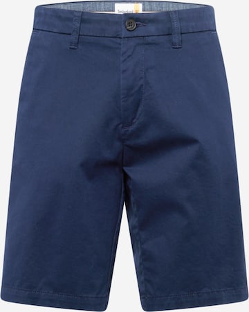 Regular Pantalon chino TIMBERLAND en bleu : devant