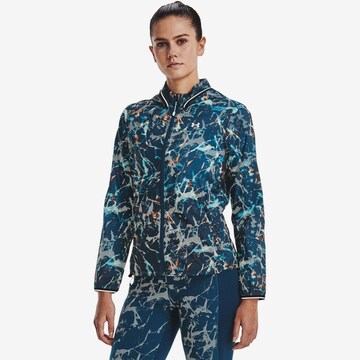 UNDER ARMOUR Athletic Jacket in Blue: front