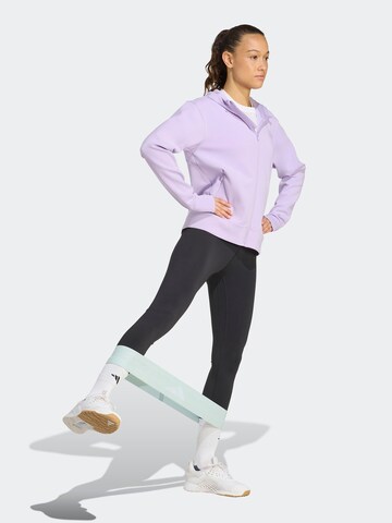 ADIDAS PERFORMANCE Спортна жилетка с качулка 'Designed 4' в лилав