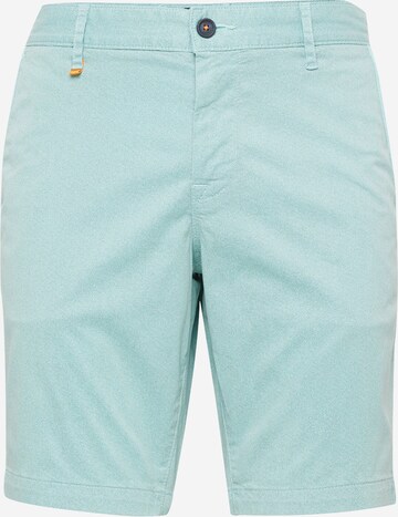 BOSS Orange Slim fit Chino Pants in Blue: front