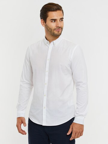 Threadbare Regular Fit Hemd 'Dapper' in Weiß