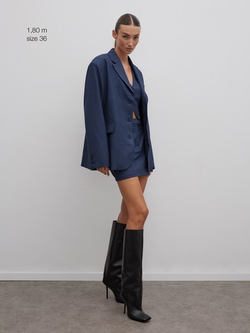 RÆRE by Lorena Rae Skirt in Blue