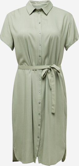 Vero Moda Curve Robe-chemise 'BUMPY' en vert pastel, Vue avec produit