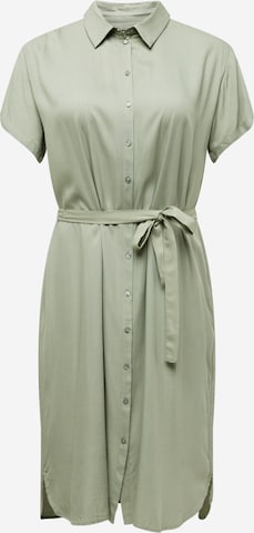 Robe-chemise 'BUMPY' Vero Moda Curve en vert : devant