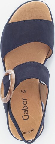 GABOR Strap Sandals in Blue