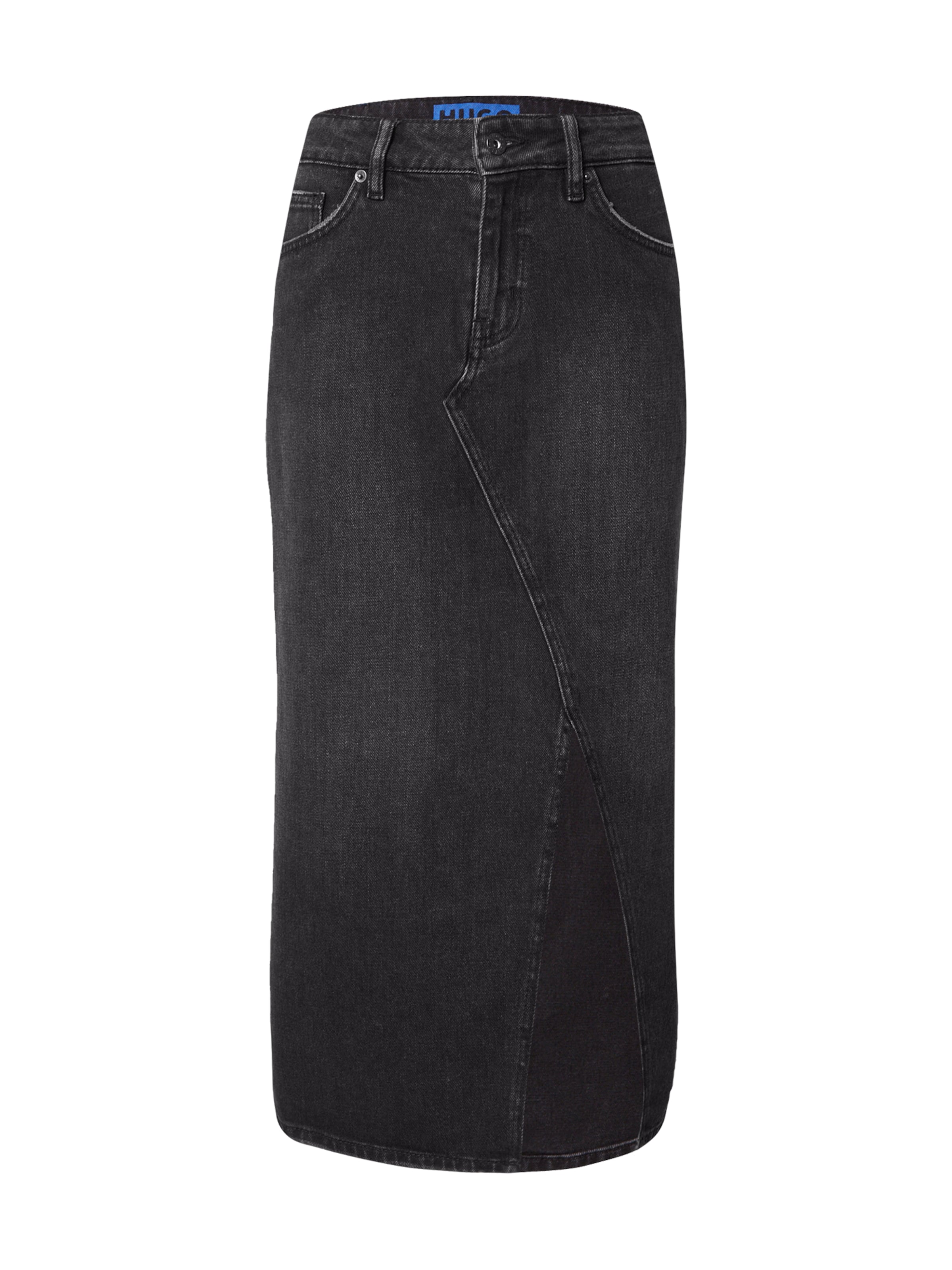 HUGO Sukňa 'Goja_B' - Čierna: predná strana