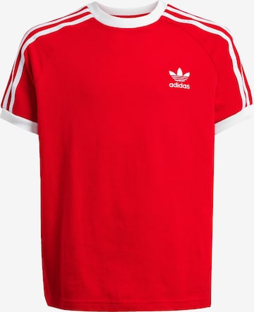 raudona ADIDAS ORIGINALS Marškinėliai 'Adicolor': priekis