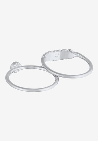 ELLI Jewelry Set 'Feder' in Silver