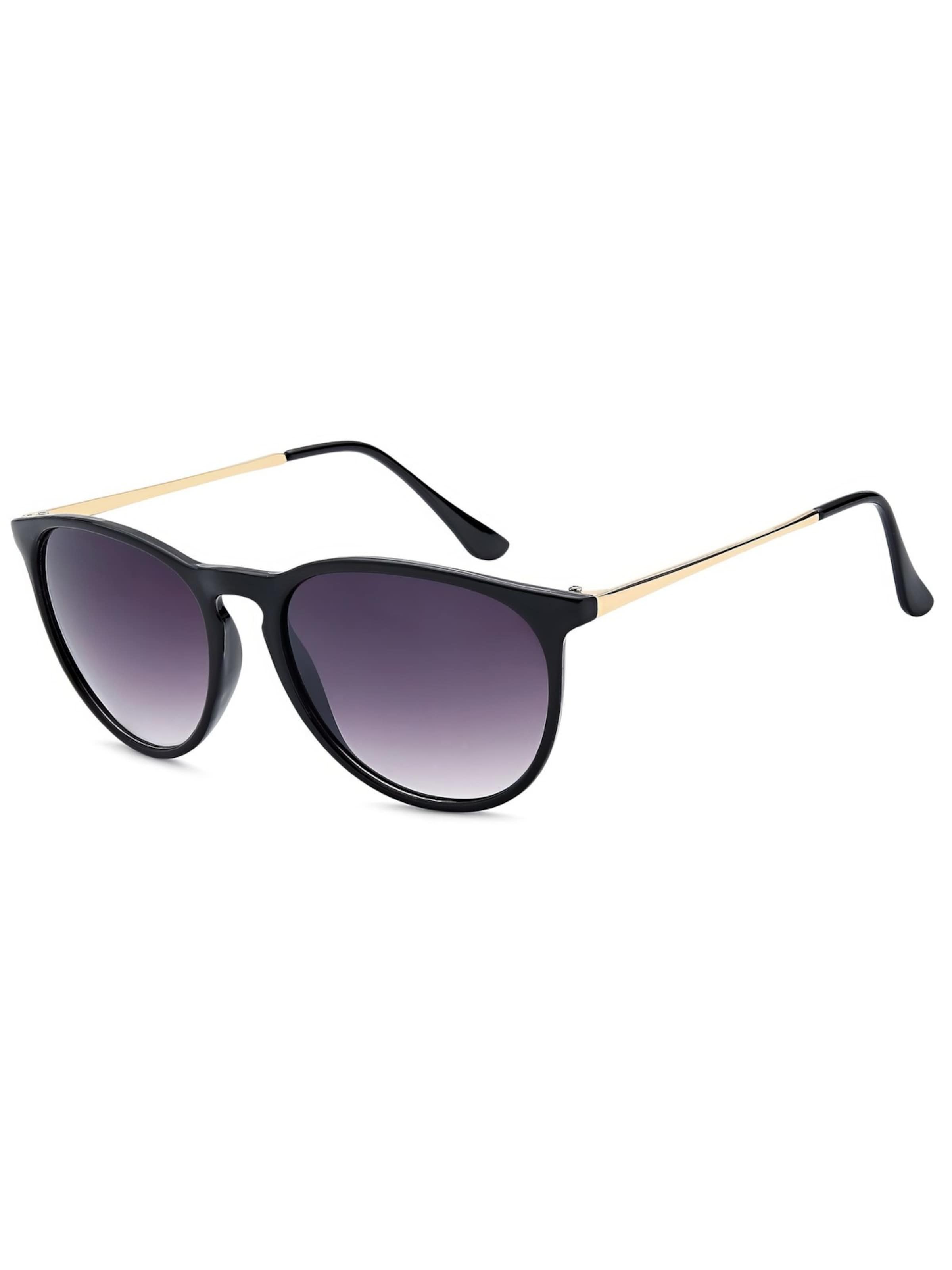 styleBREAKER Sonnenbrille 'Sonnenbrille mit ovalen Gläsern'‌‌‌‌‌ in Grau: Vorderseite