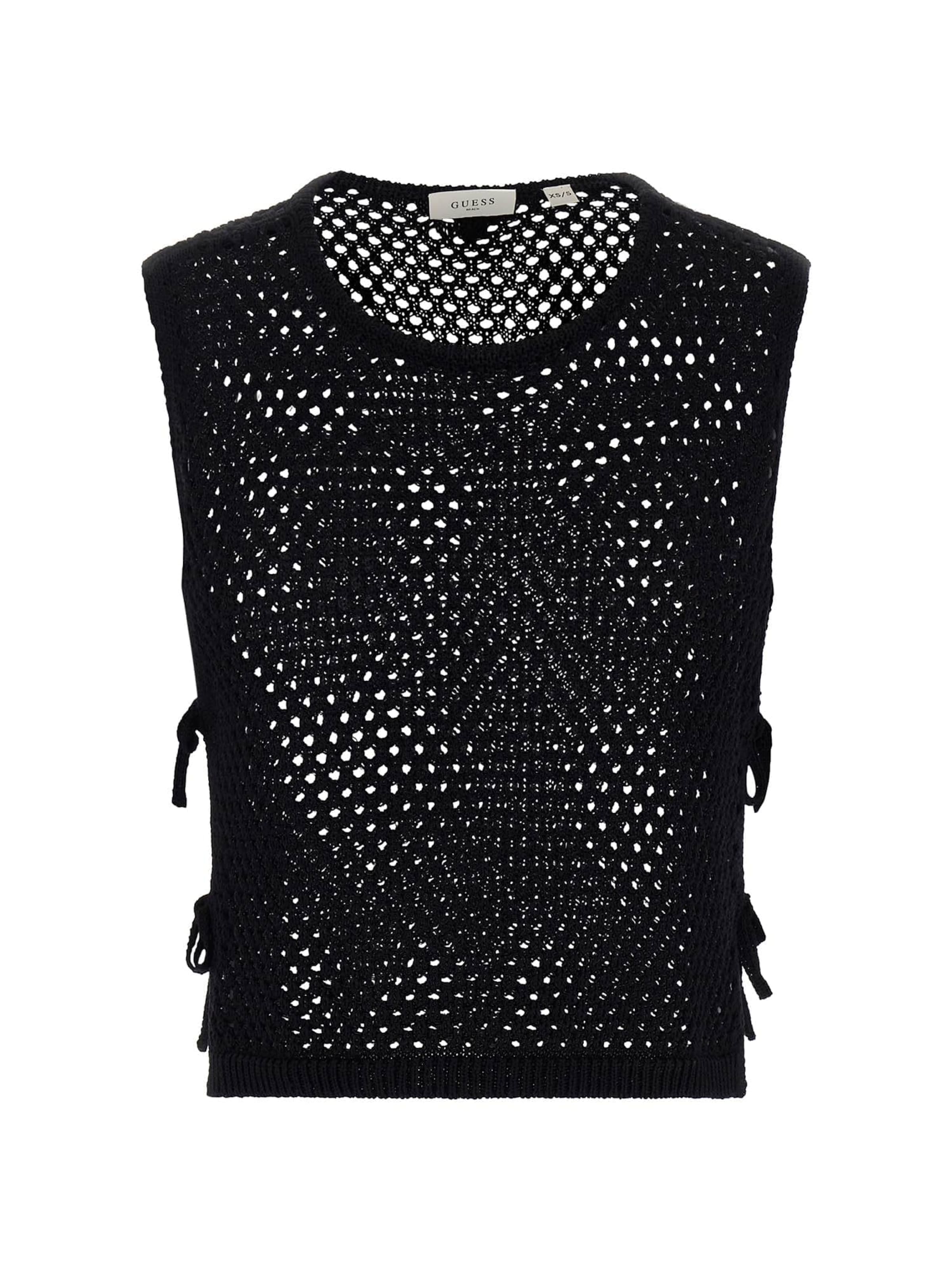 GUESS Top in Schwarz: Vorderseite