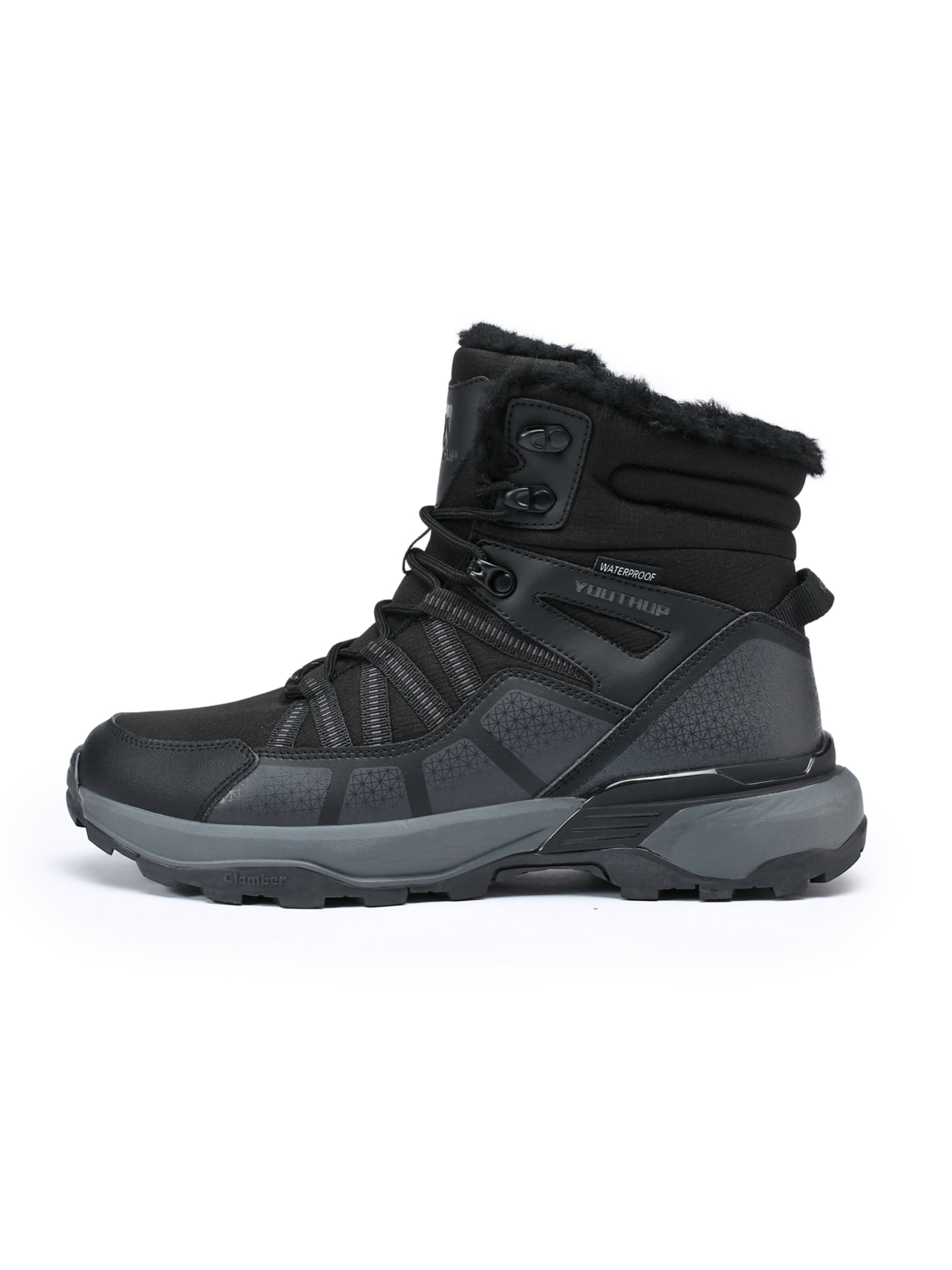 YOUTHUP Snow Boots 'Trittfest' in Black