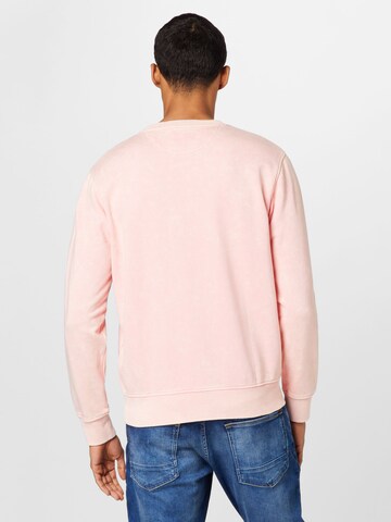 GUESS - Sweatshirt 'USTIN' em rosa