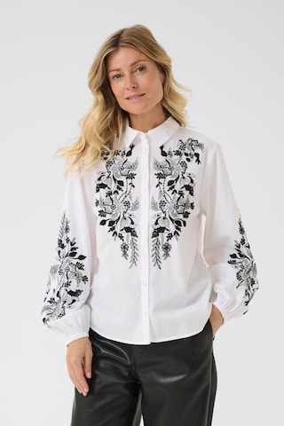 Cream Bluse 'Lau' in Weiß: Vorderseite