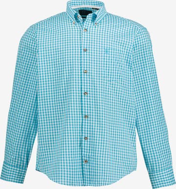 JP1880 Regular fit Klederdracht overhemd in Blauw: voorkant