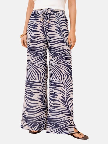 Lipsy Wide Leg Hose in Blau: Vorderseite