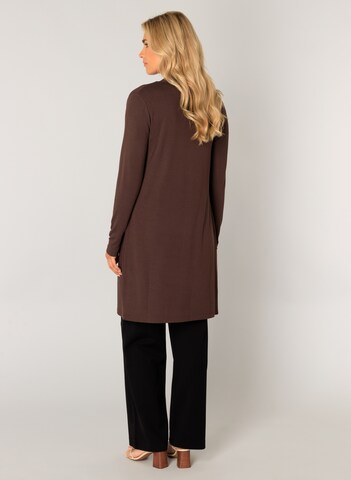 BASE LEVEL Knit Cardigan in Brown