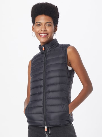 SAVE THE DUCK Bodywarmer 'CHARLOTTE' in Zwart: voorkant