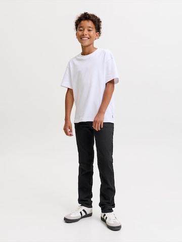 Jack & Jones Junior Slimfit Džíny 'JJIGlenn JJOriginal' – černá