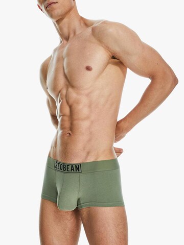 SEOBEAN Boxer shorts 'Solid' in Green: front