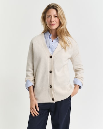 Cardigan GANT en beige : devant