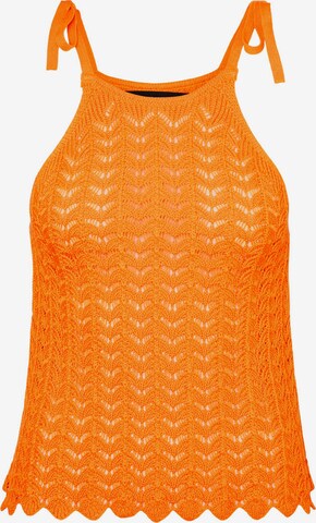 VERO MODA Knitted top 'URSULA' in Orange: front