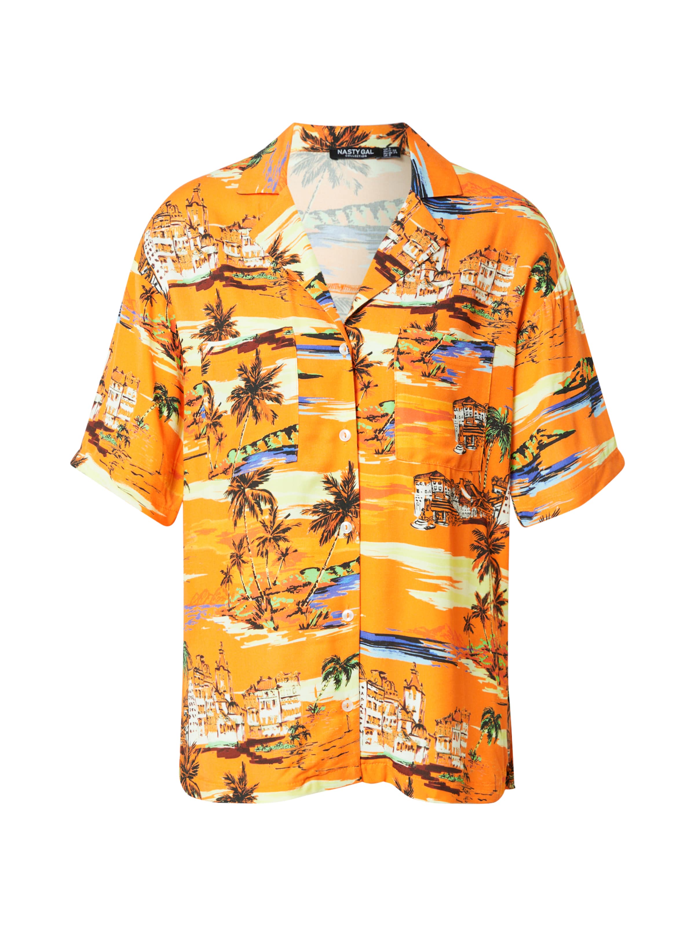 Camicia da donna di Nasty Gal in arancione: frontale