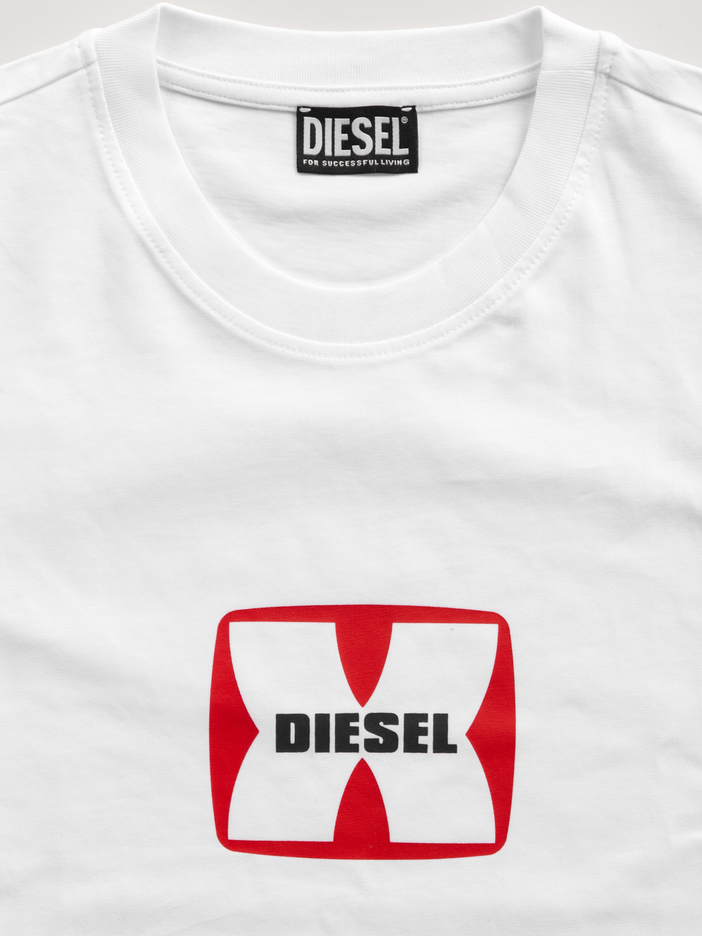 DIESEL Shirt 'T-DIEGOR-K47' in White
