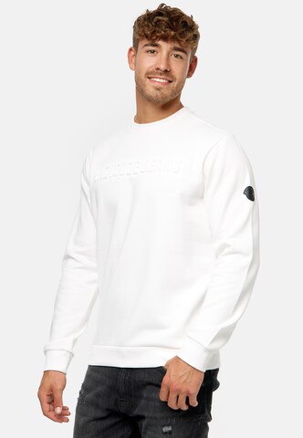 INDICODE JEANS Sweatshirt ' Avant ' in Wit