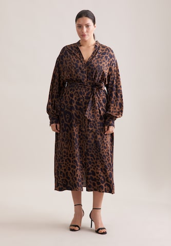SEIDENSTICKER Shirt dress 'Schwarze Rose' in Brown: front