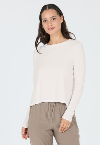 Athlecia Functioneel shirt 'Mandes' in Wit: voorkant