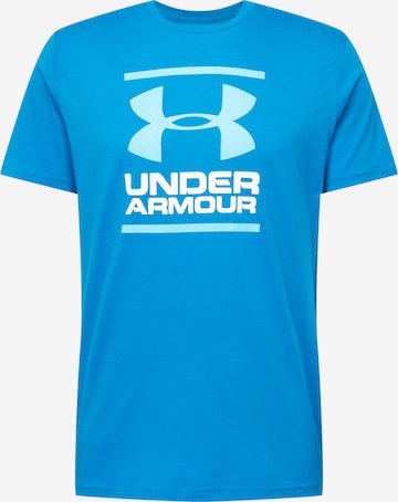 UNDER ARMOUR - Camiseta funcional 'Foundation' en azul: frente
