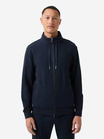 BOGNER Sweatjacke 'Edward' in Blau: Vorderseite