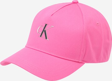 Șapcă de la Calvin Klein Jeans pe roz: față