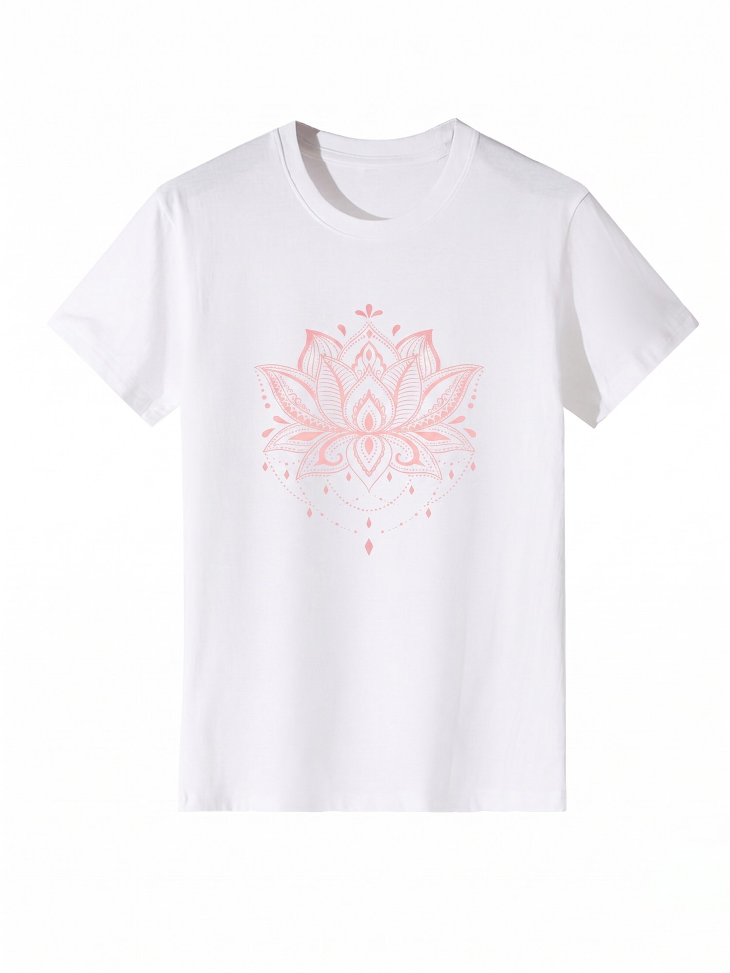 LapaPlus Shirt 'Women's Summer Short Sleeves Tops' in Wit: voorkant