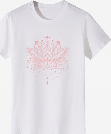 LapaPlus Shirt 'Women's Summer Short Sleeves Tops' in Wit: voorkant