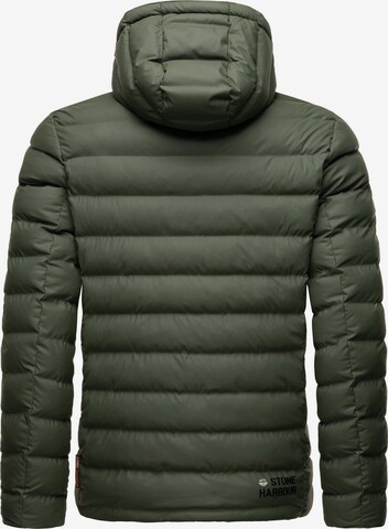 STONE HARBOUR Winter Jacket 'Zaharoo' in Green