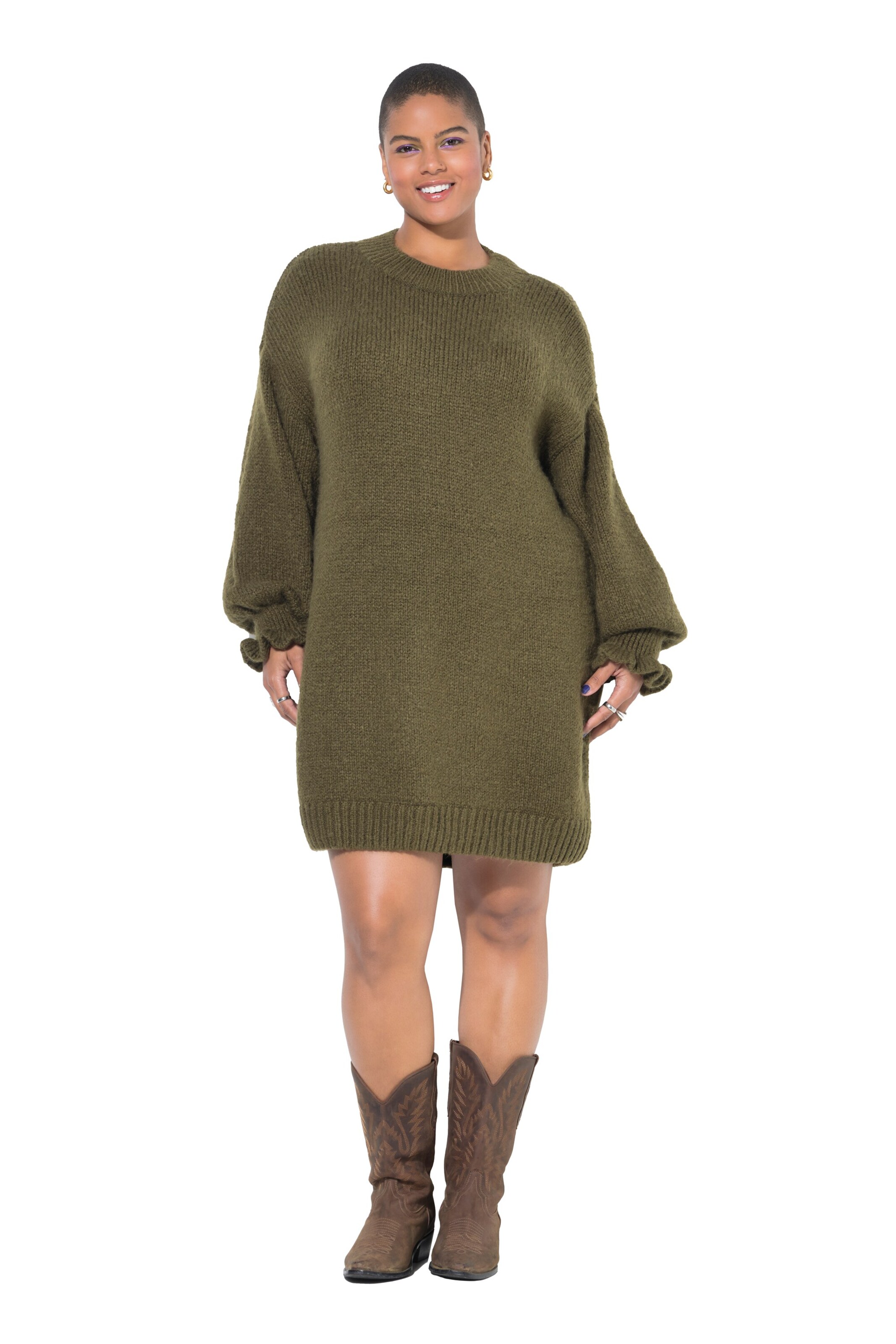 Studio Untold Knit dress in Green