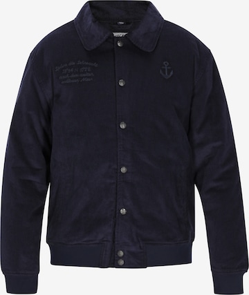 DreiMaster Vintage Tussenjas in Blauw: voorkant