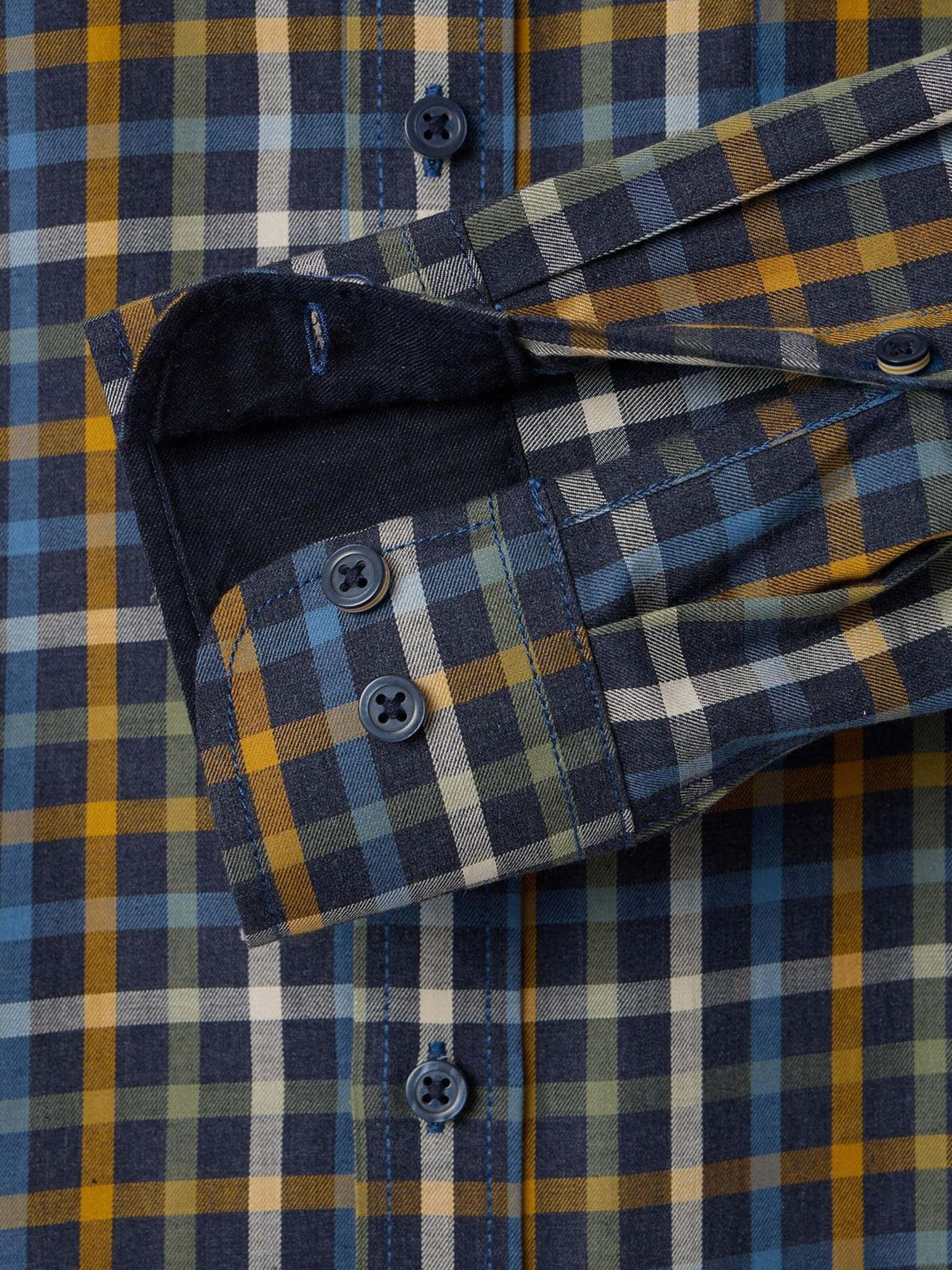 CASA MODA Regular fit Button Up Shirt in Blue