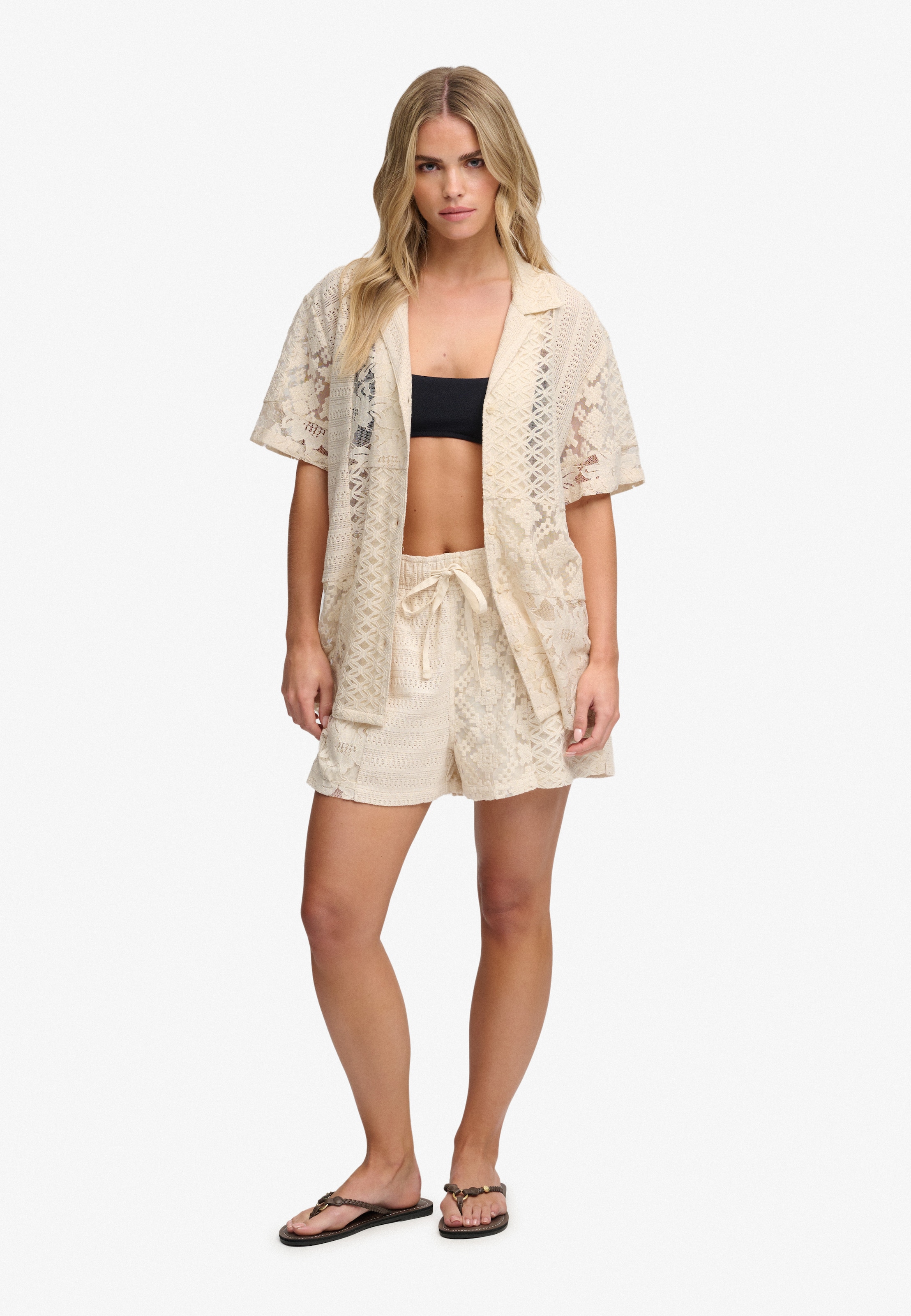 Superdry & Co Blouse in Beige