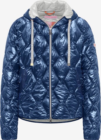 Frieda & Freddies NY Outdoor Jacket 'Taymee' in Blue: front