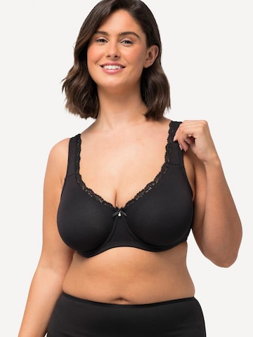 Ulla Popken Minimiser Bra in Black