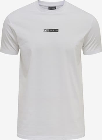 T-Shirt fonctionnel Hummel en blanc : devant