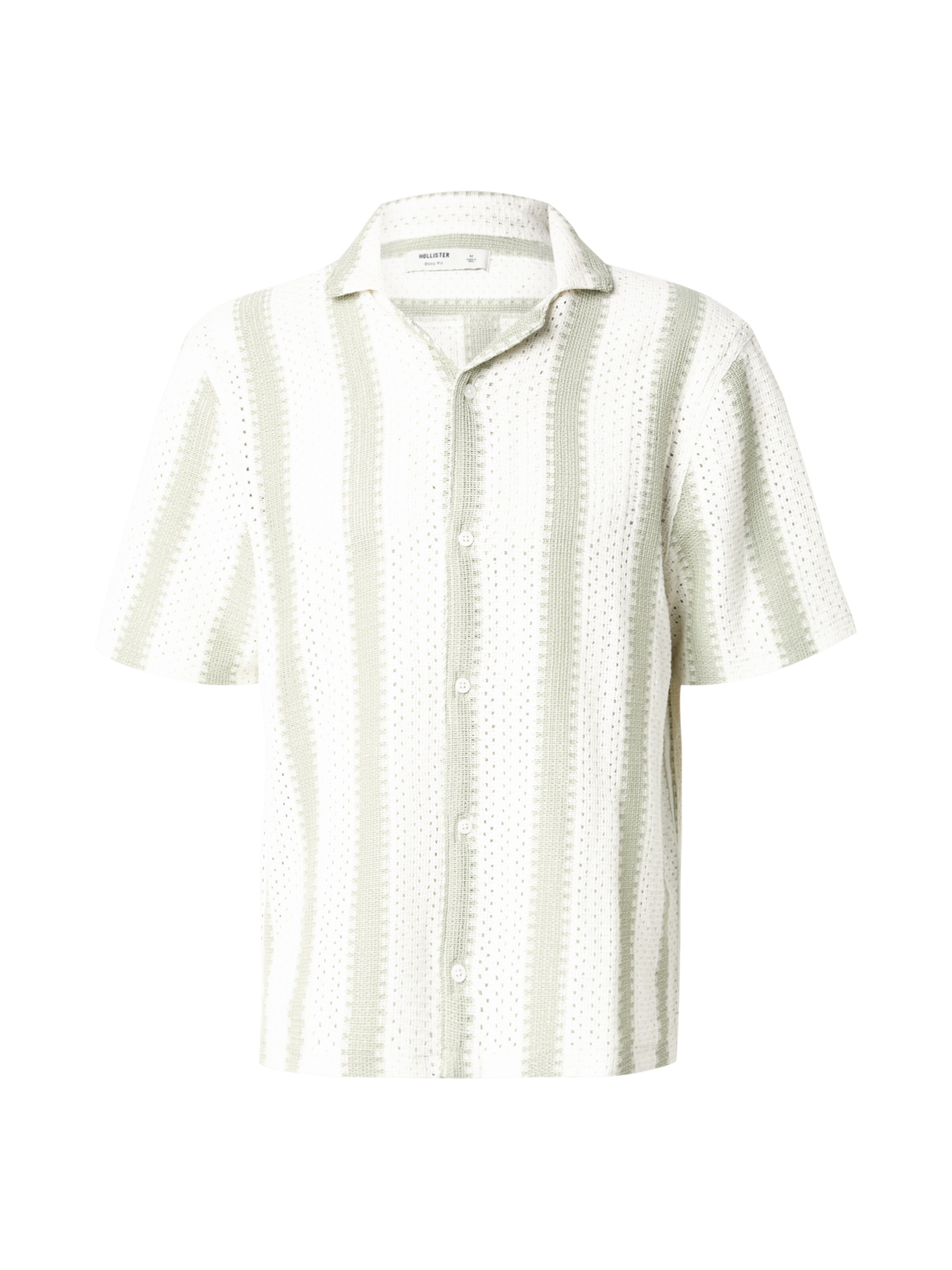 HOLLISTER Regular fit Πουκάμισο σε πράσινο: μπροστά