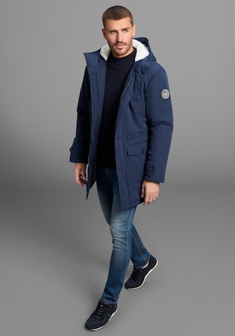 Bruno Banani Winter Parka in Blue