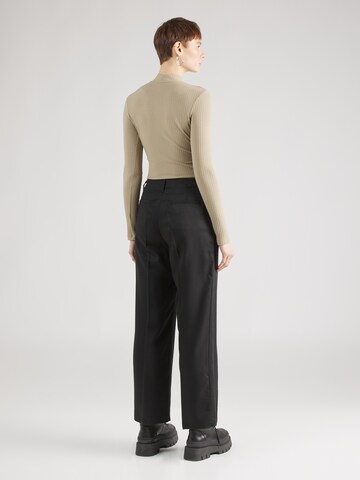 GAP Wide leg Pleat-Front Pants 'DRESSY' in Black