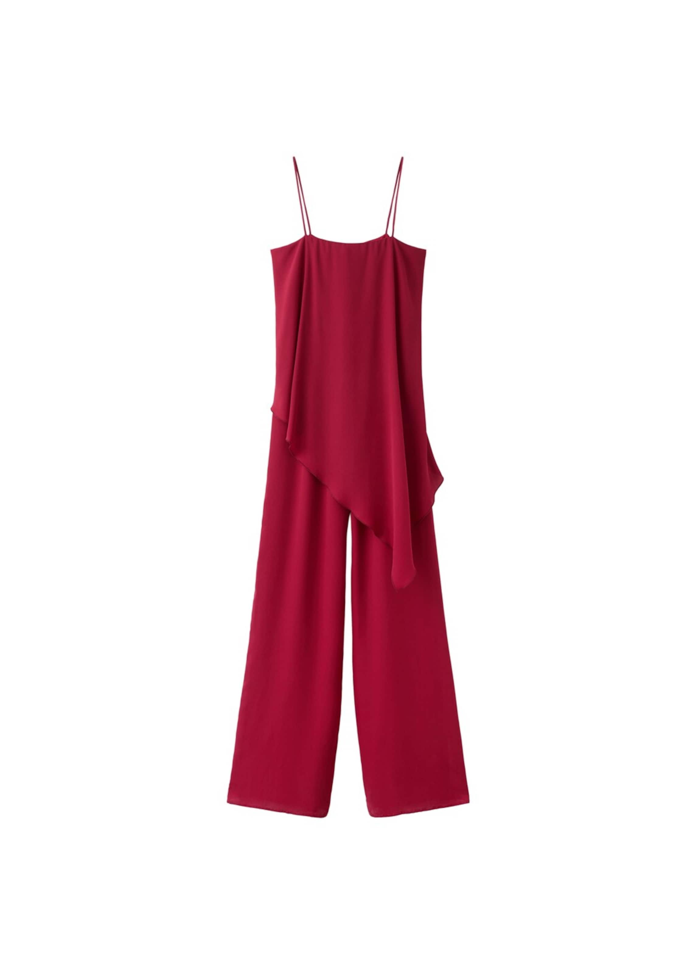 MANGO TEEN Dungarees 'Loto' in Red: front