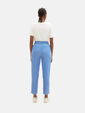 Coupe slim Pantalon TOM TAILOR DENIM en bleu